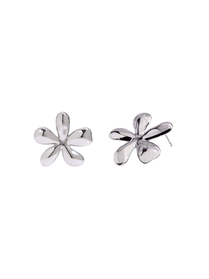 Par Arete Flor Cinco Petalos