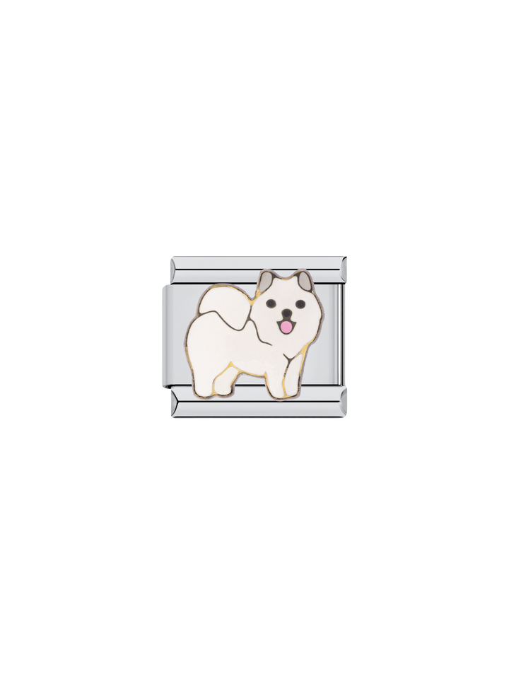 Charm Perrito Blanco