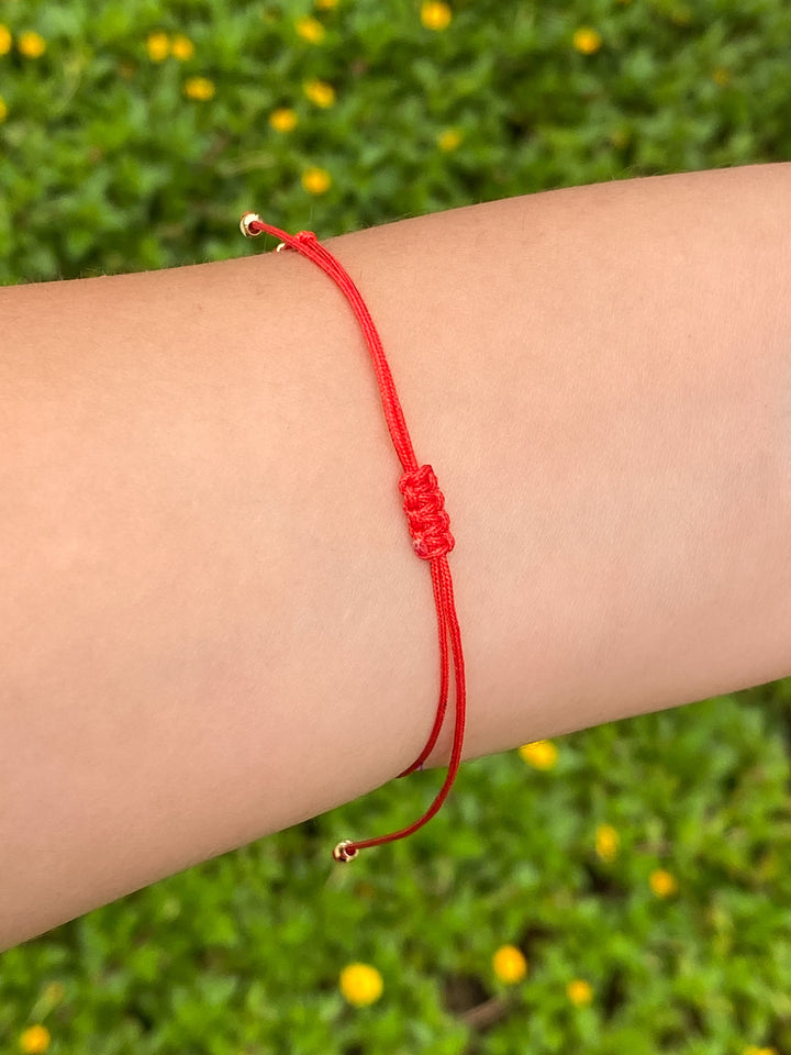 Pulsera Roja Con San Benito Grande