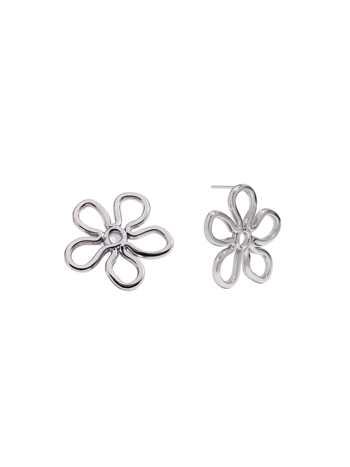 Par Arete Contorno Flor