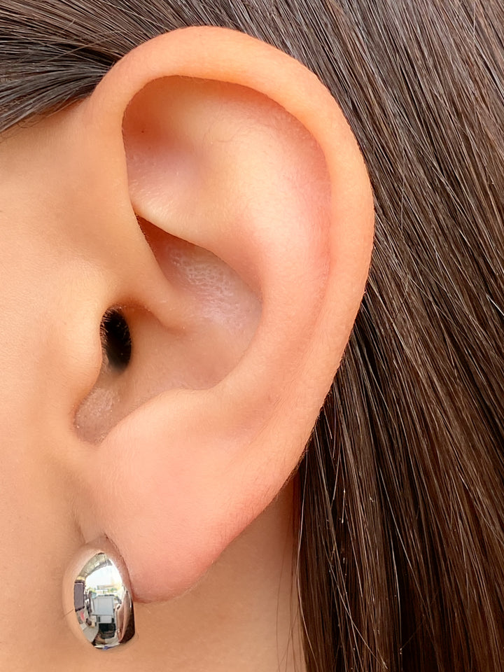 Par Arete Ovalado Liso