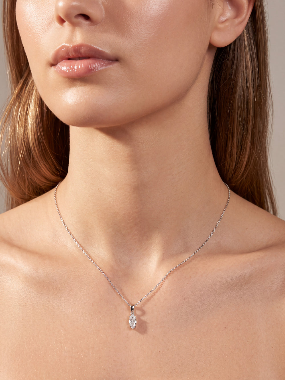 Collar Dije Zirconia Marquesa