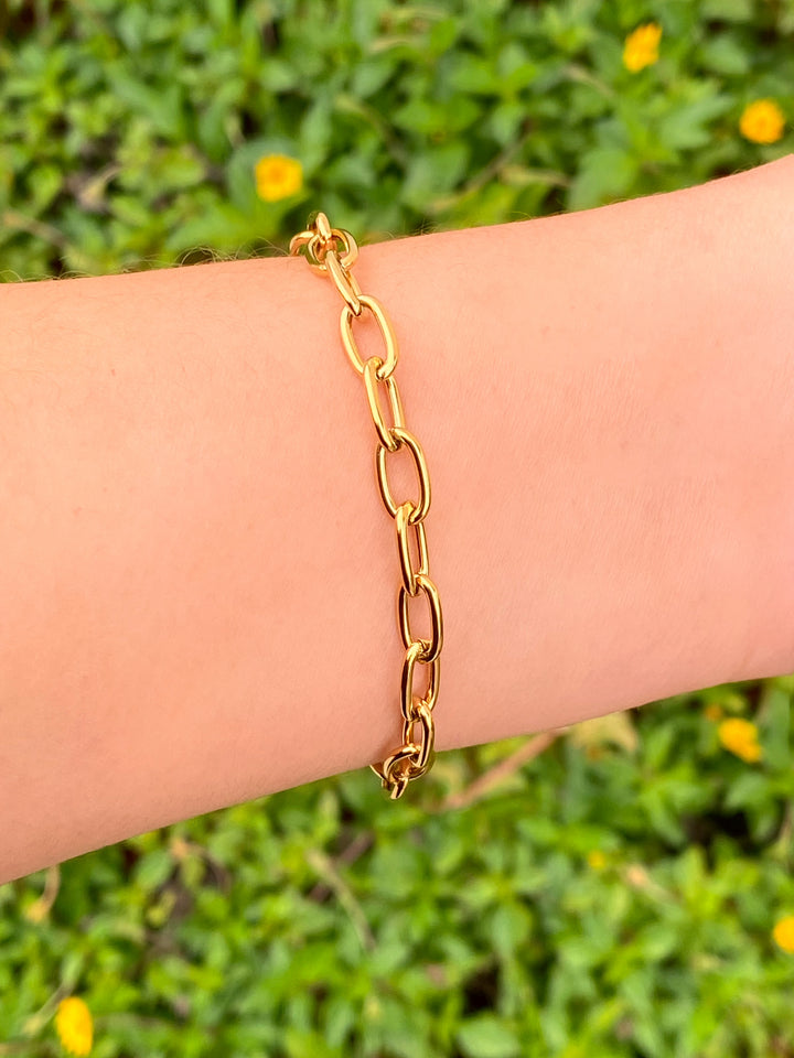 Pulsera Eslabon Ovalado 5 mm