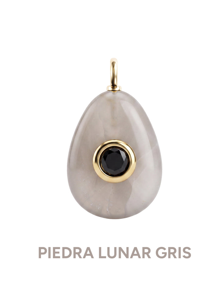 Dije Ovalado Con Centro Zirconia