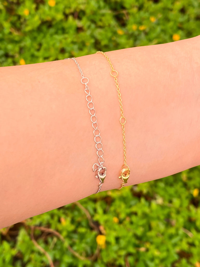 Pulsera Corazon Entrelazado Zirconias