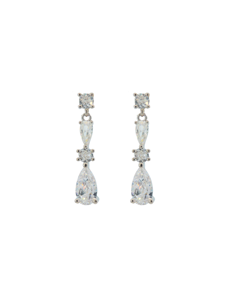 Par Arete Zirconias Redonda y Gota
