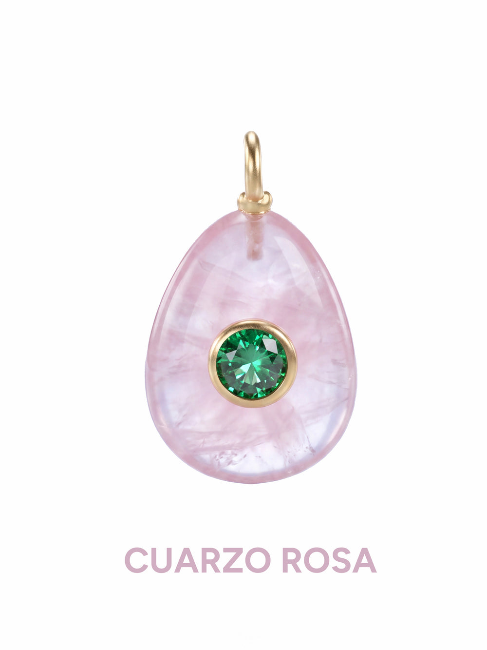 Dije Ovalado Con Centro Zirconia