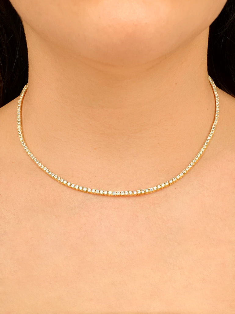 Collar Tennis Zirconias 2 mm