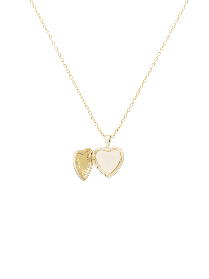 Collar Dije Corazon Relicario