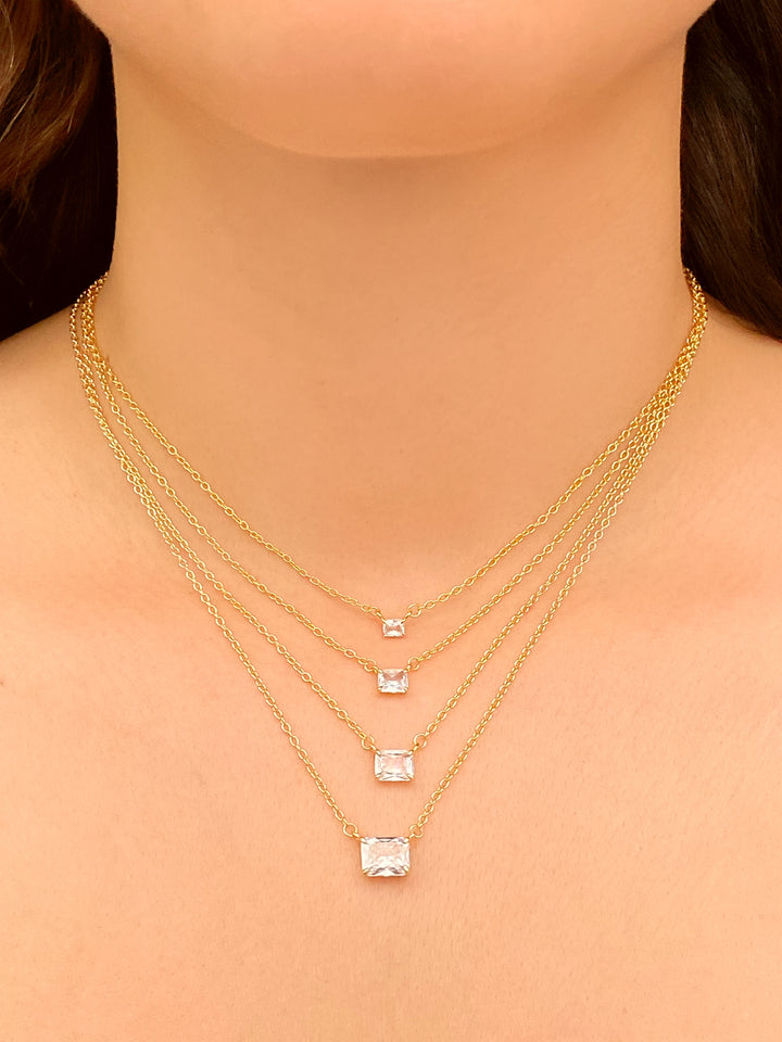 Collar Baguette Blanco
