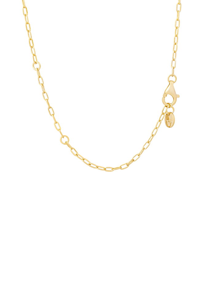 Collar Dije Doble Linea Contorno Corazon