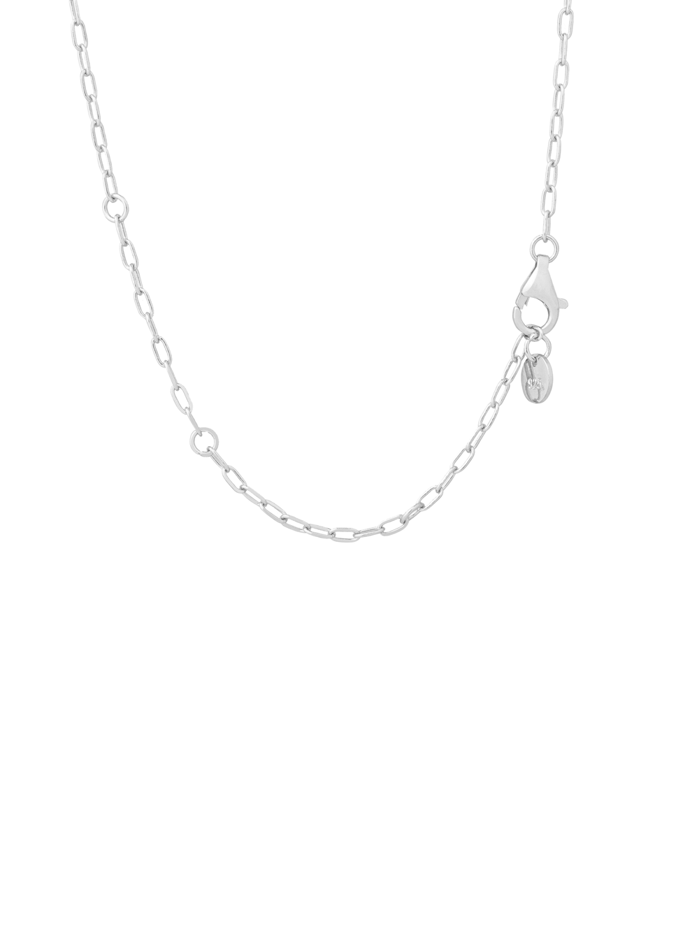 Collar Dije Doble Linea Contorno Corazon
