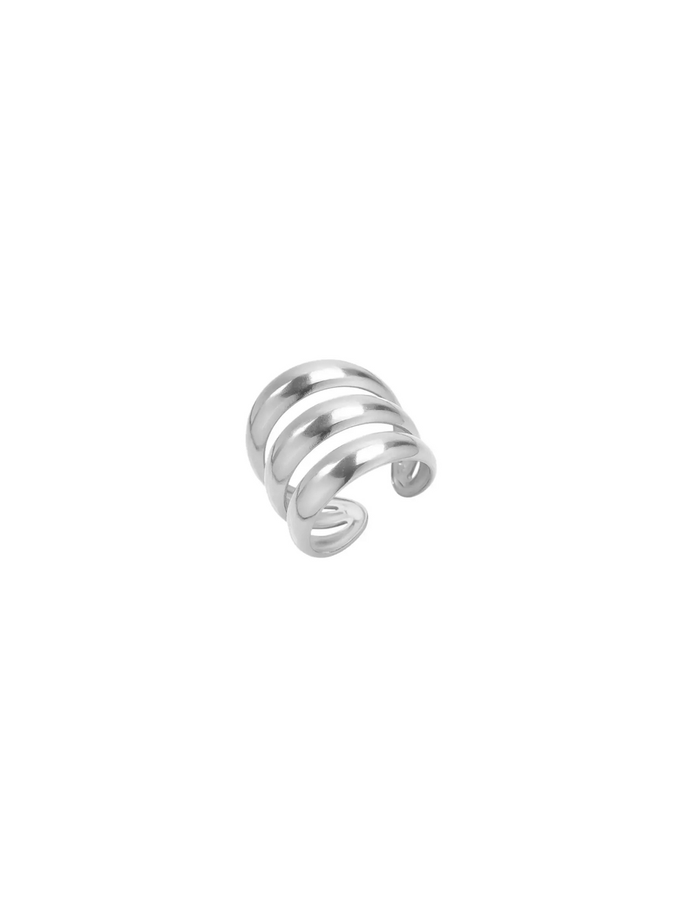 Anillo Triple Chunky Abierto