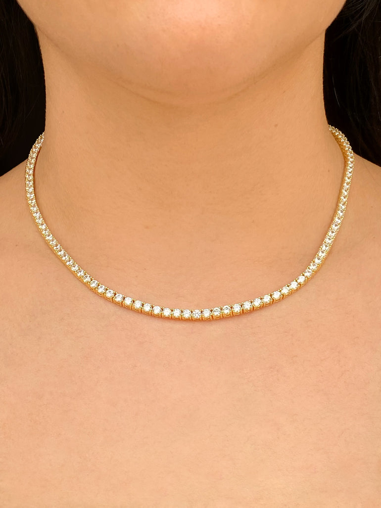 Collar Tennis Zirconias 3 mm