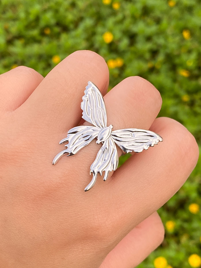 Anillo Mariposa Chunky