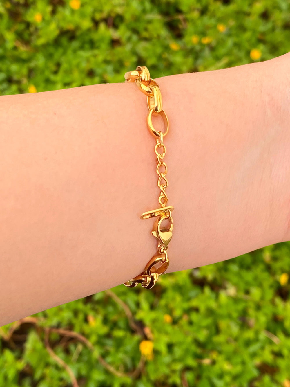 Pulsera Eslabones Ovalados 7 mm