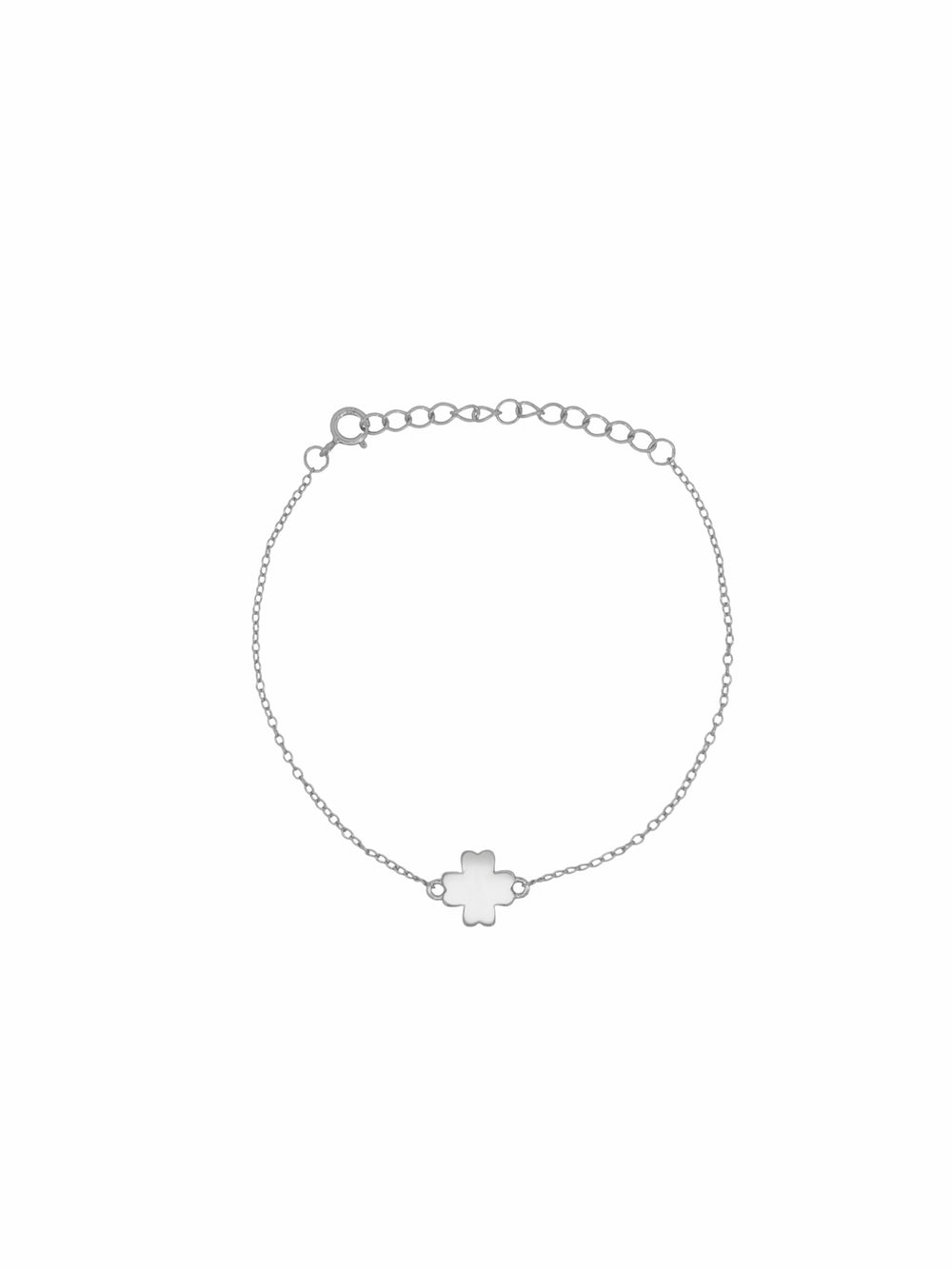 Pulsera Con Trebol Cuatro Hojas Liso