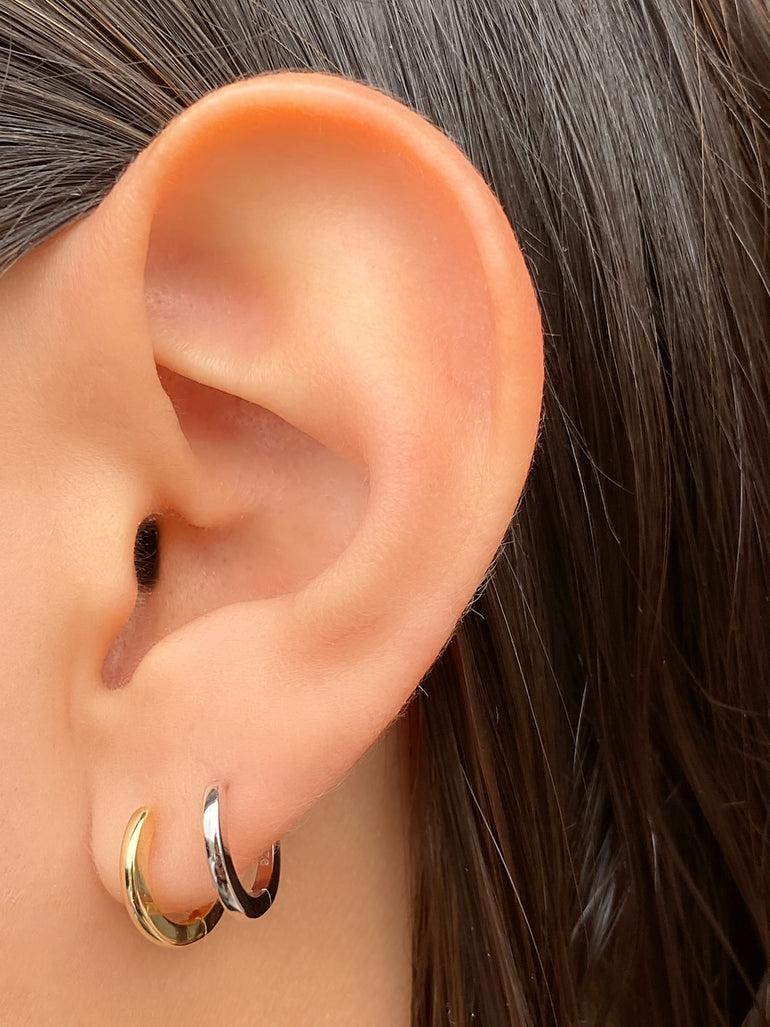 Arracada Lisa 12 mm