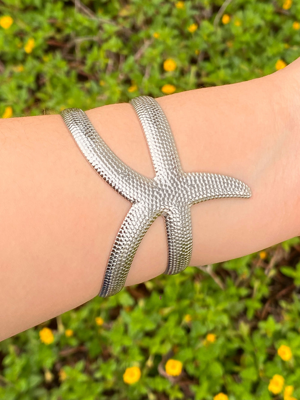 Brazalete Estrella De Mar Chunky