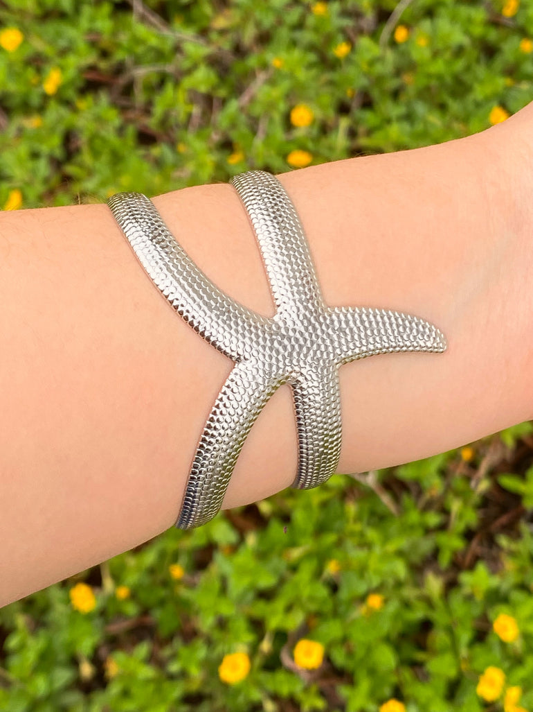 Brazalete Estrella De Mar Chunky