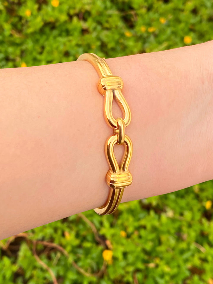 Pulsera Doble Nudo Enlazado