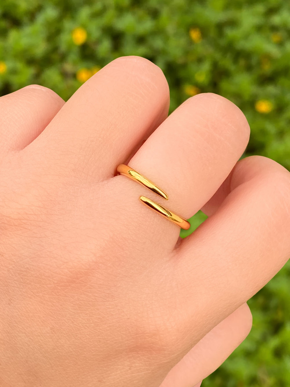 Anillo Delgado Doble Capa