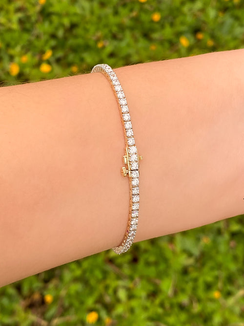 Tennis Bracelet Diamantes 3 Quilates