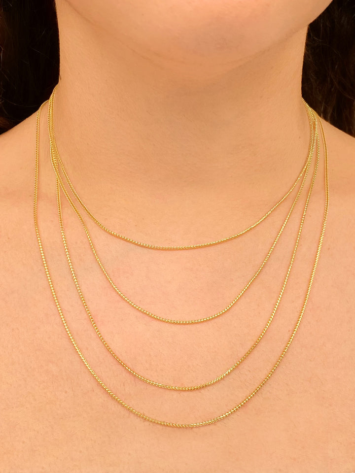 Cadena Delgada 1.2 mm Oro 14k