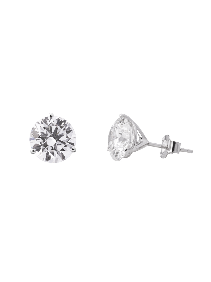 Par Aretes 6 Ct Diamantes Lab Grown
