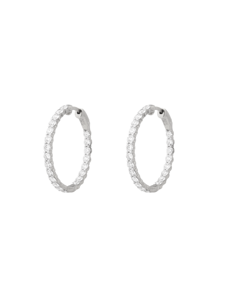 Par Arracadas 2 Ct Diamantes Lab Grown