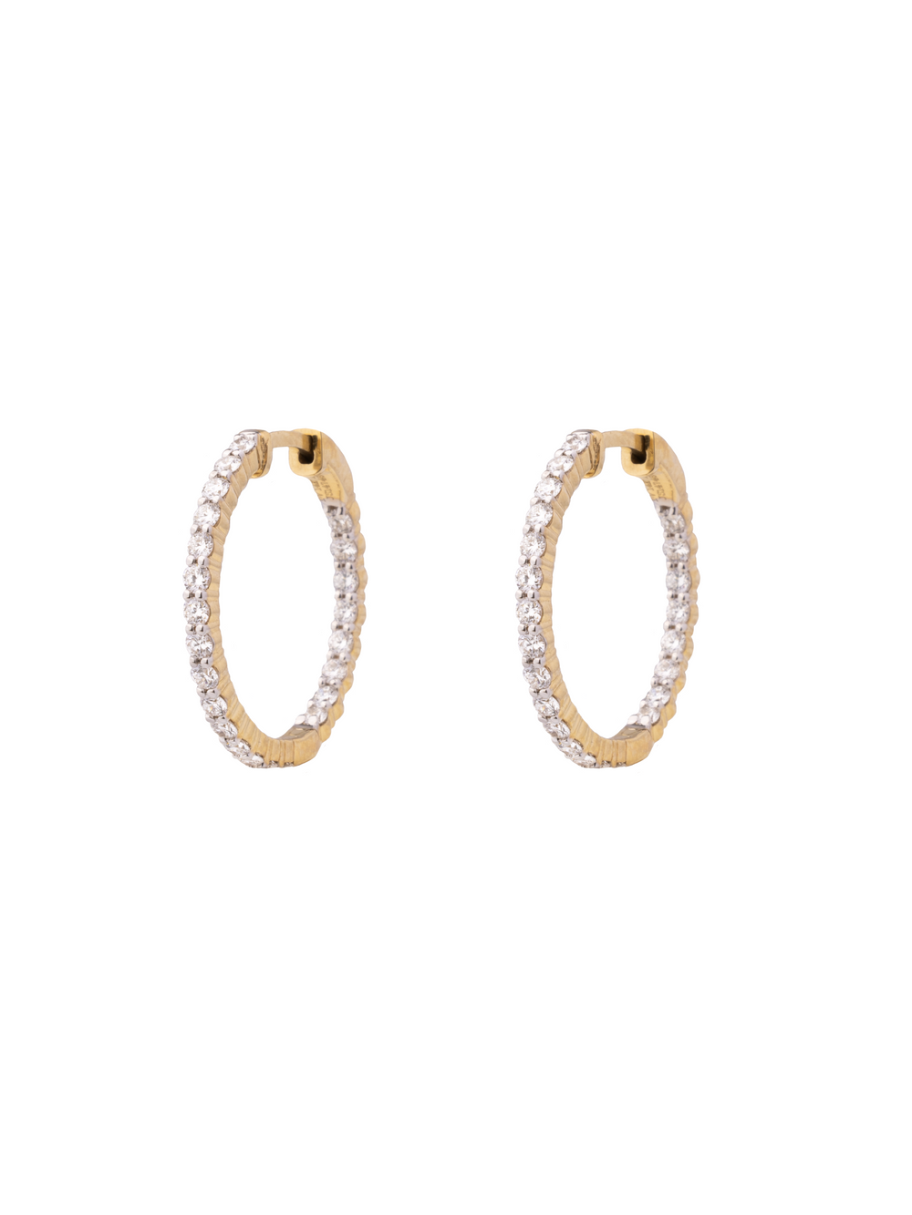 Par Arracadas 1 Ct Diamantes Lab Grown