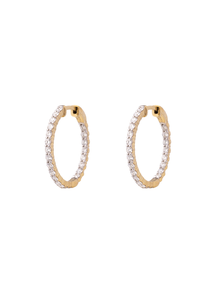 Par Arracadas 1 Ct Diamantes Lab Grown