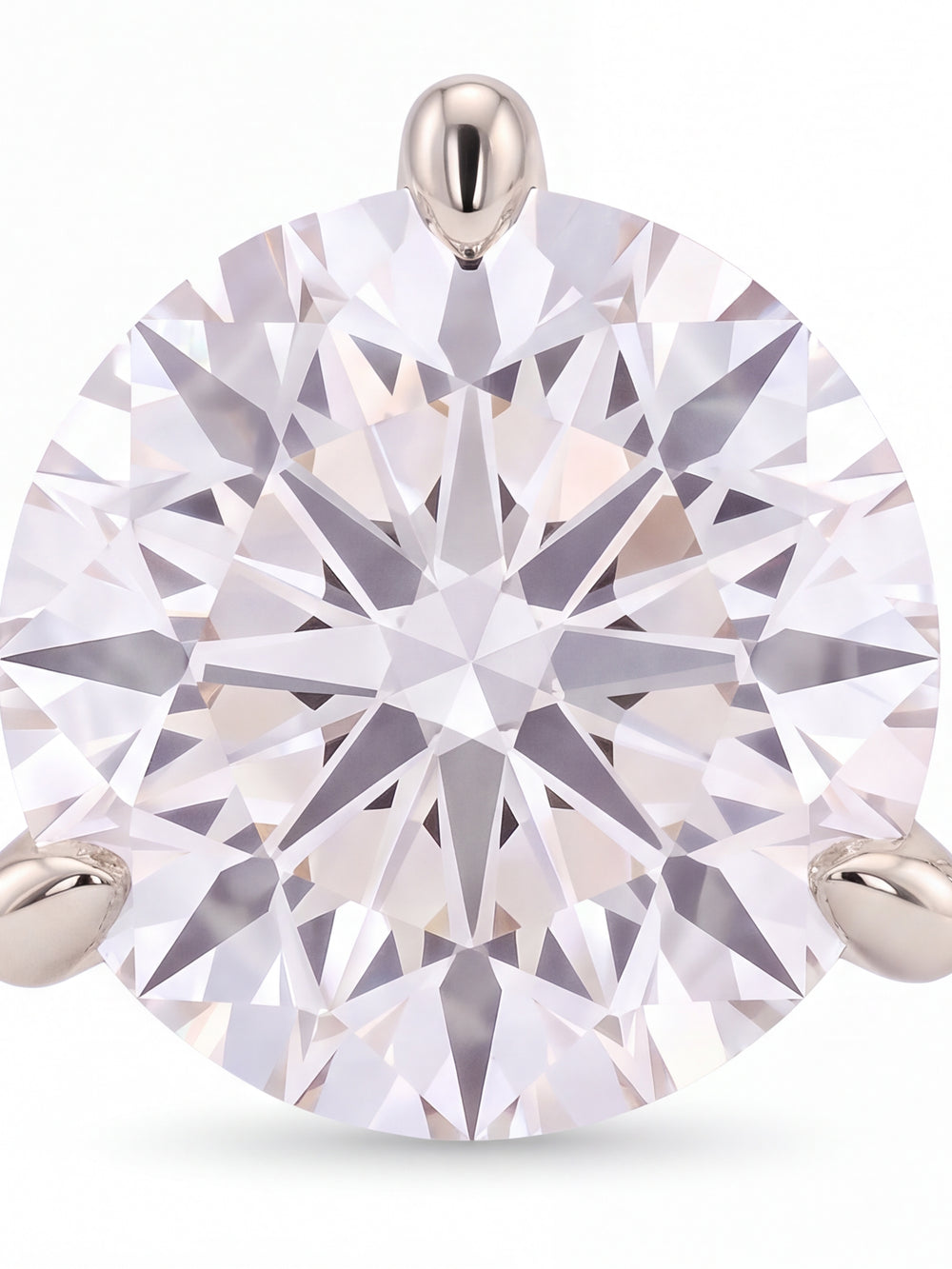 Par Arete Diamantes Lab-Grown Solitario Corte Redondo 1.5 Ct