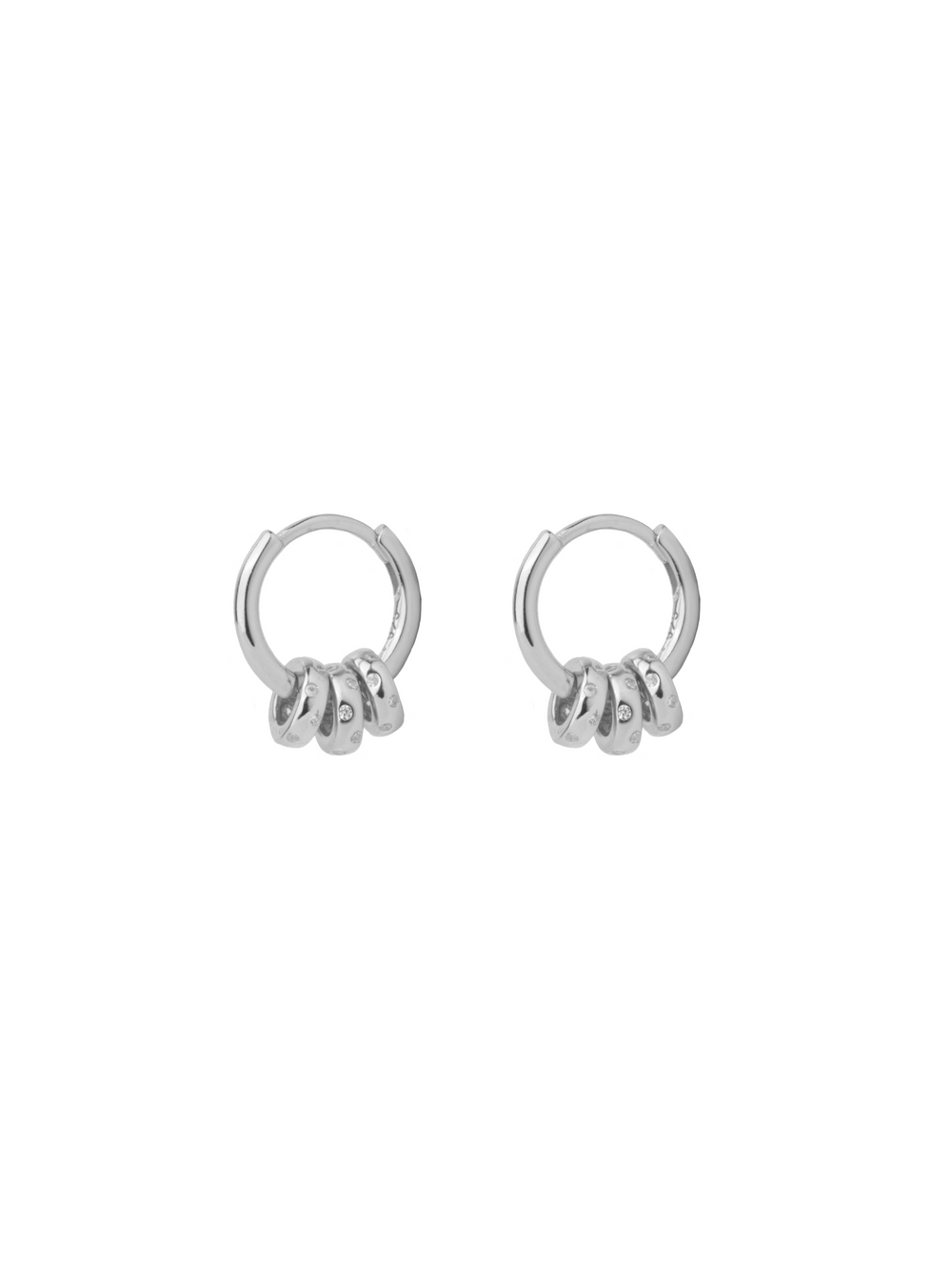 Par Arracada Con Mini Aros