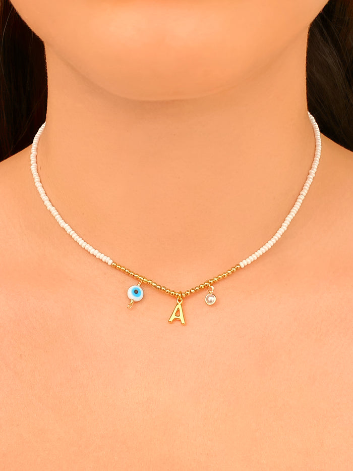 Choker Inicial, Ojo y Perla