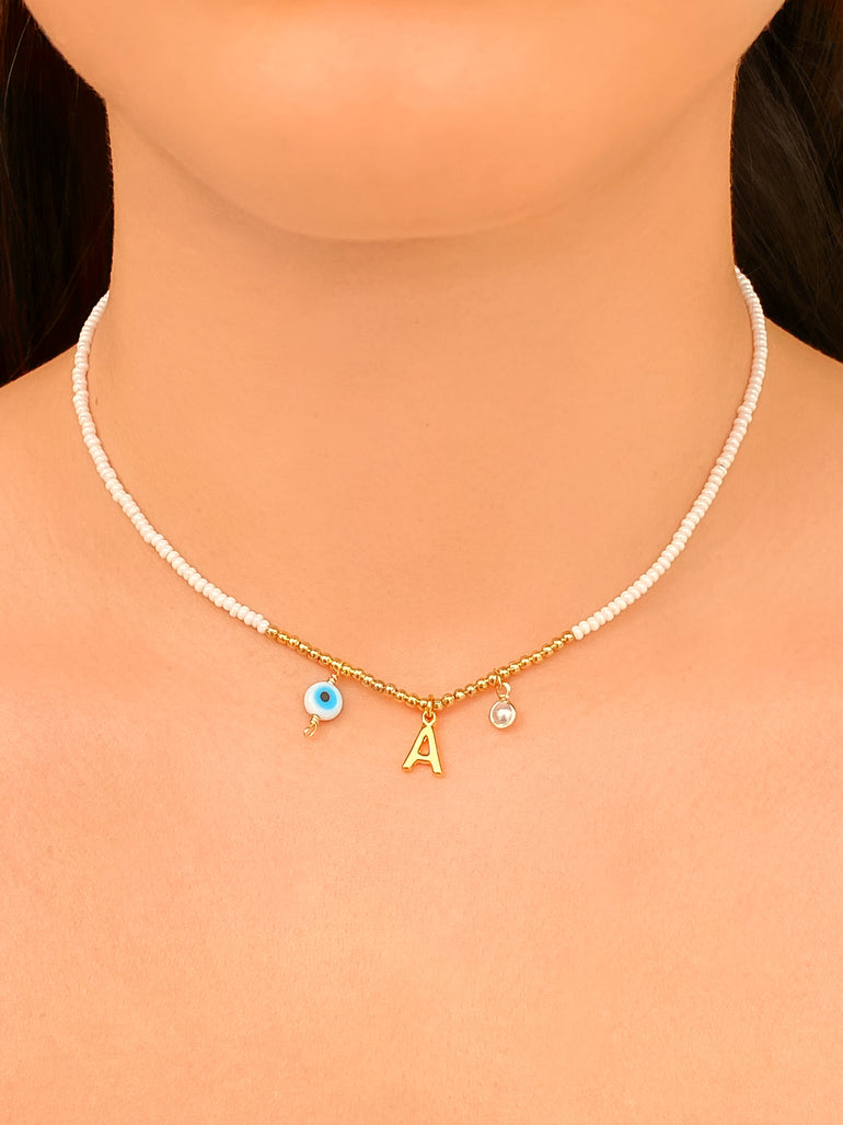 Choker Inicial, Ojo y Perla