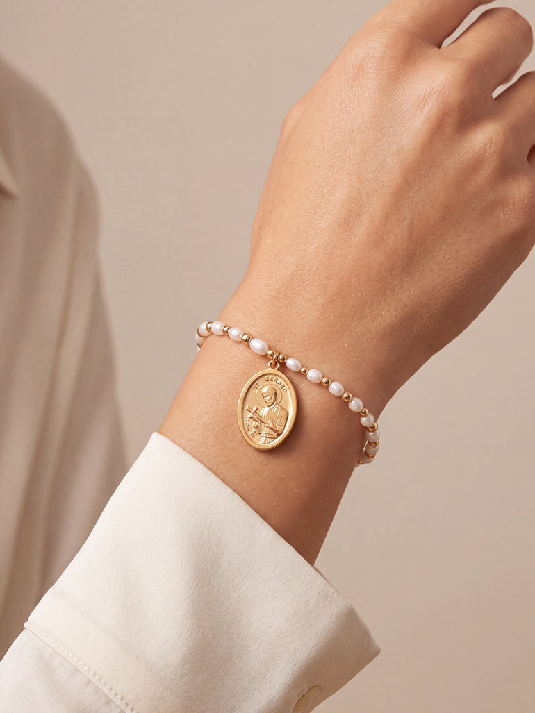Pulsera San Gerardo Para Embarazada