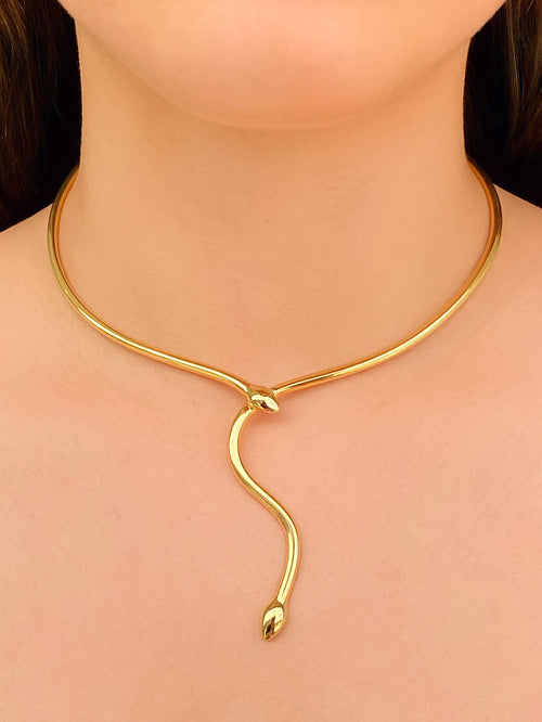 Choker Abierto Serpiente