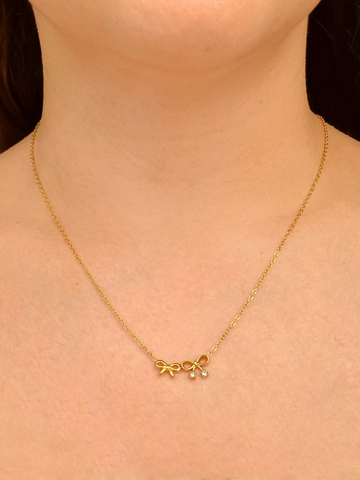 Collar Dije Dos Moño