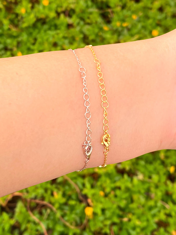 Pulsera Con Cruces Lisas