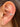 Ear Cuff Cruz con Zirconias