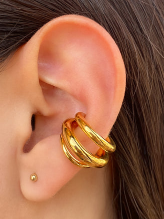 Ear Cuff Triple Chunky