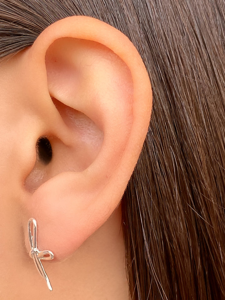 Par Arete Nudo Delgado