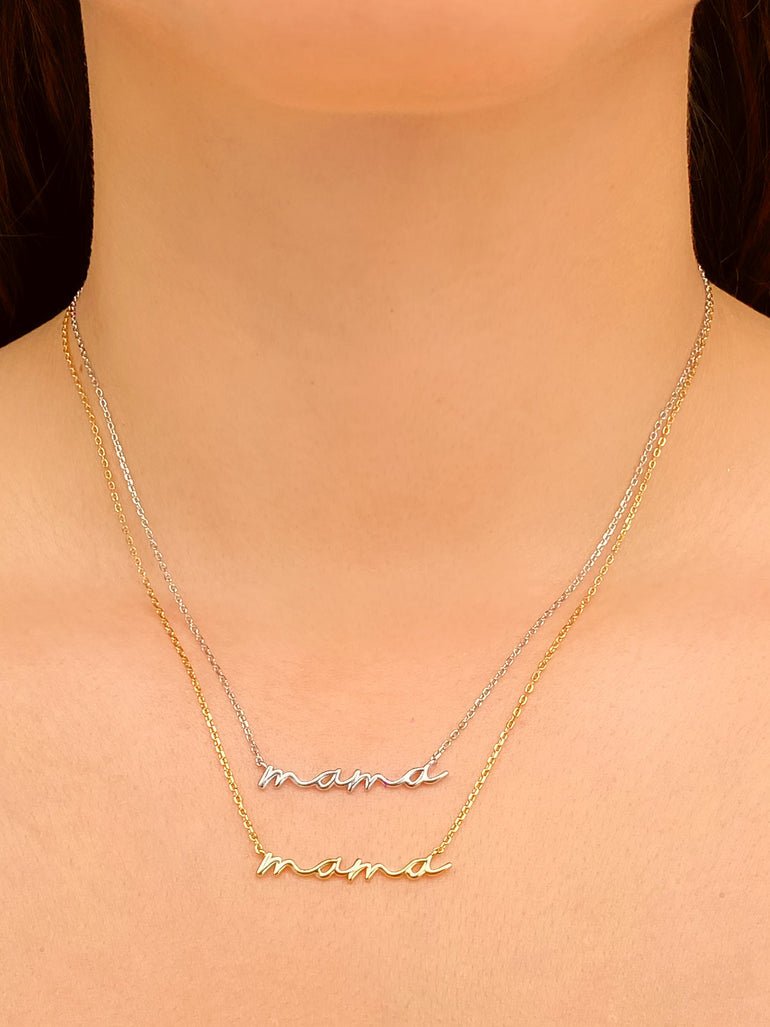 Collar Dije Mama Cursiva