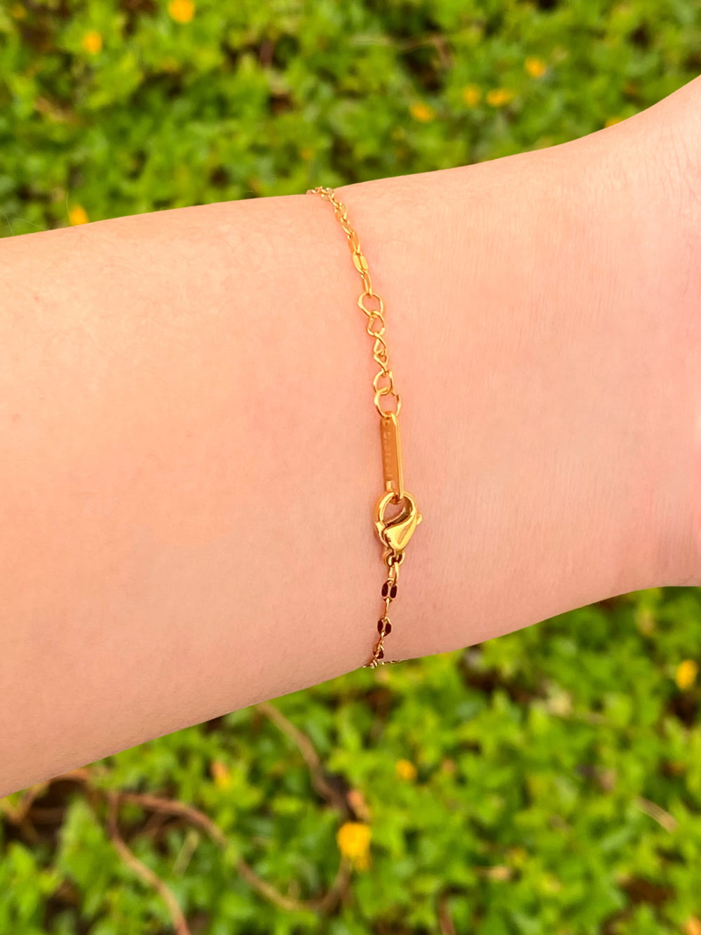 Pulsera Con Corazon Colgante