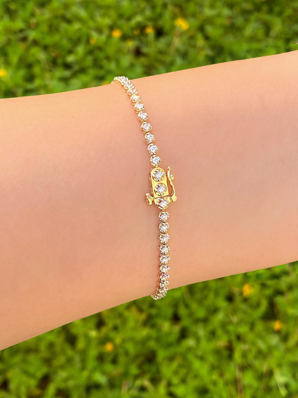 Tennis Bracelet 1 Ct Diamantes Lab Grown