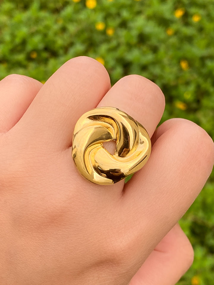 Anillo Chunky Con Nudo