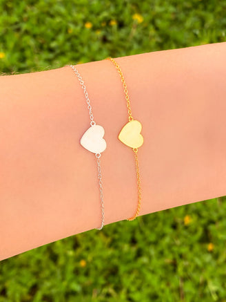 Pulsera Corazon Liso