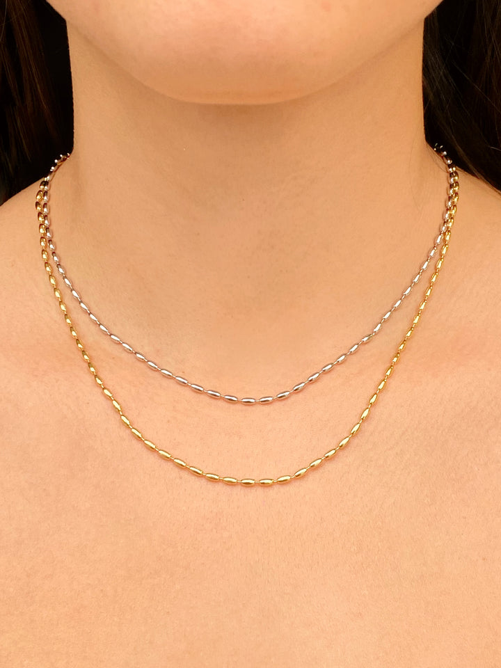 Collar Eslabones Ovalados