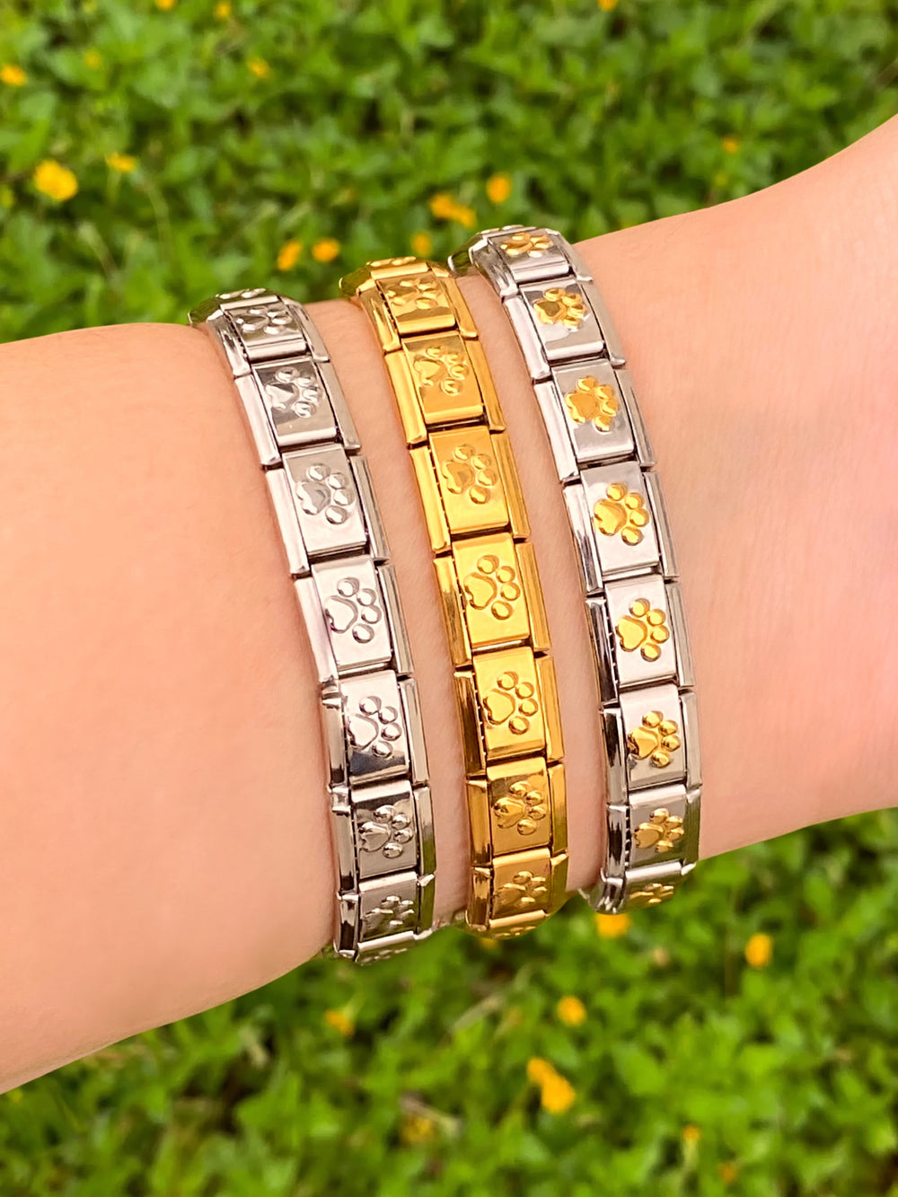 Pulsera Italiana Con Huella